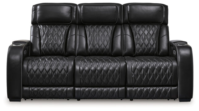 Boyington - Power Reclining Sofa With Adj Headrest Signature Design by Ashley® 