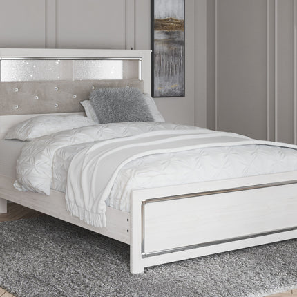 Altyra - White - Queen Panel Bookcase Bed With Roll Slats Signature Design by Ashley® 