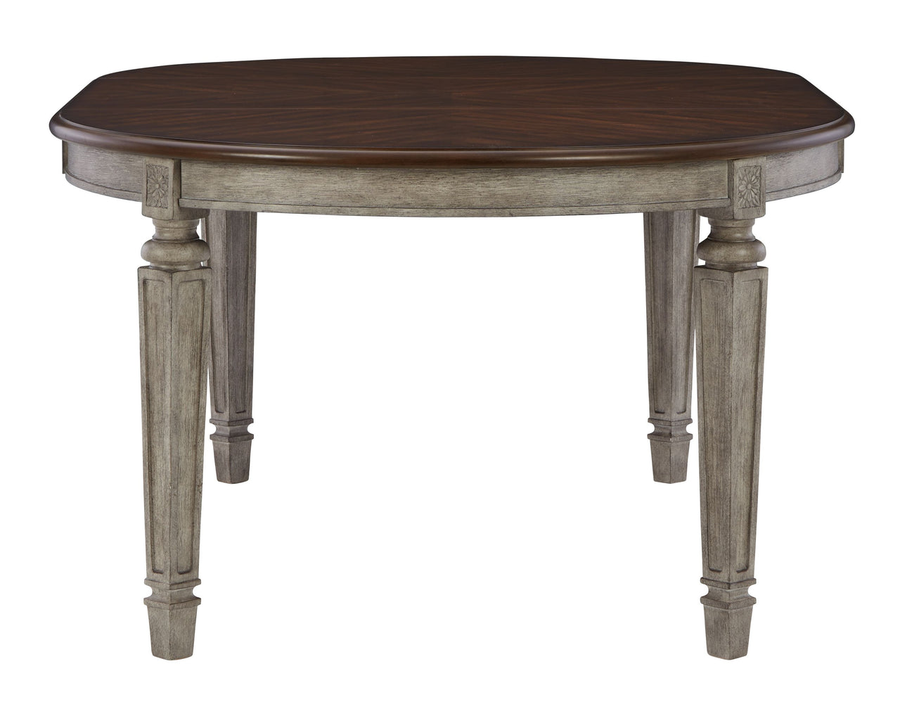 Lodenbay - Antique Gray - Oval Dining Room Extension Table - Tony's Home Furnishings