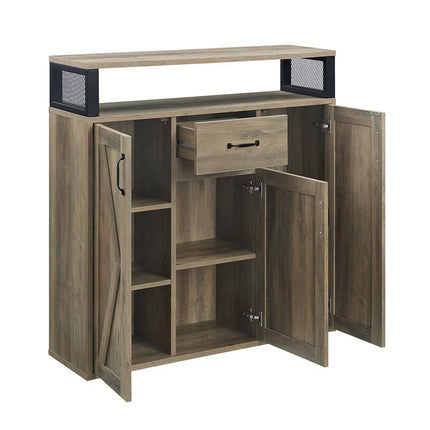 Abiram - Server - Rustic Oak Finish ACME 