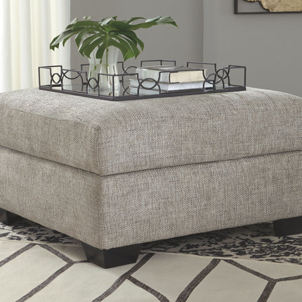 Megginson - Storm - Ottoman With Storage Ashley Furniture 