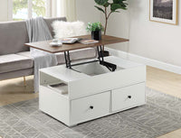 Readen - Coffee Table - White & Walnut Finish - Tony's Home Furnishings