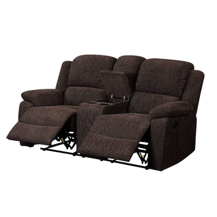 Madden - Loveseat - Brown Chenille ACME 