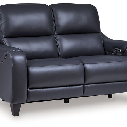 Mercomatic - Power Reclining Loveseat With Adj Headrest - Tony's Home Furnishings