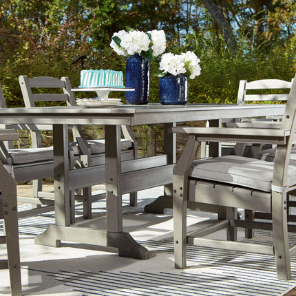 Visola - Gray - 7 Pc. - Dining Set With 6 Chairs Signature Design by Ashley® 