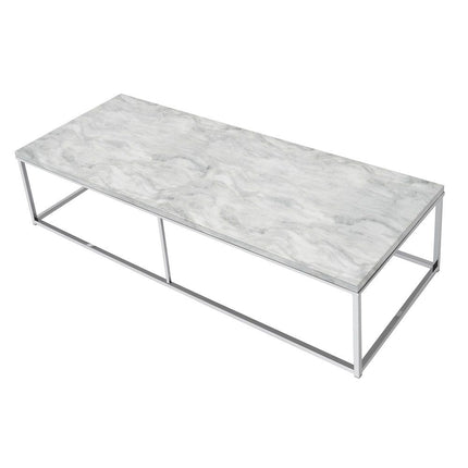 Voleta - Coffee Table - Chrome - Tony's Home Furnishings