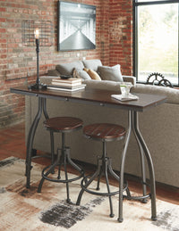 Thumbnail for Odium - Rustic Brown - Rect Drm Counter Tbl Set(Set of 3) - Tony's Home Furnishings