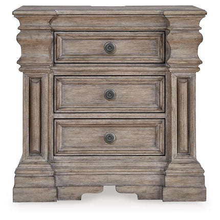 Blairhurst - Light Grayish Brown - Three Drawer Night Stand Signature Design by Ashley® 