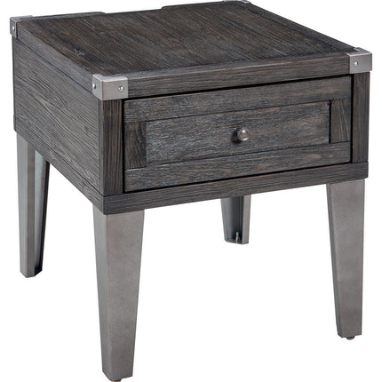 Todoe - Dark Gray - Rectangular End Table Ashley Furniture 