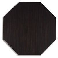 Thumbnail for Chasinfield - Dark Brown - Octagon Coffee Table - Tony's Home Furnishings