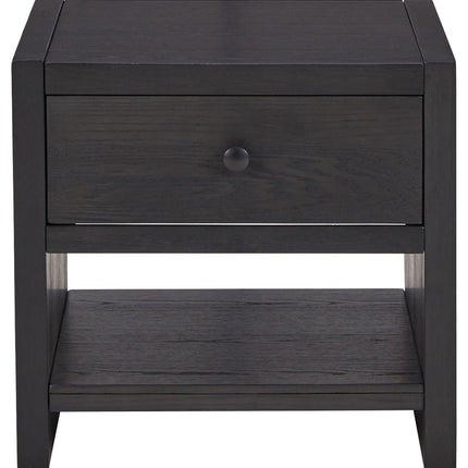 Foyland - Black - Square End Table Signature Design by Ashley® 