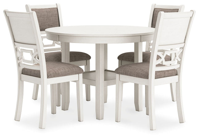 Erinberg - Antique White - Dining Room Table Set (Set of 5) Signature Design by Ashley® 