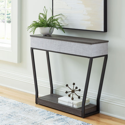 Sethlen - Gray / Black - Console Sofa Table Signature Design by Ashley® 