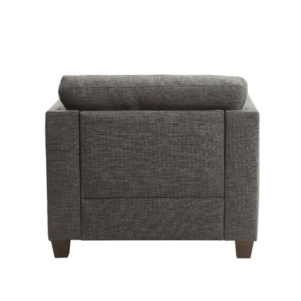 Laurissa - Chair - Light Charcoal Linen ACME 