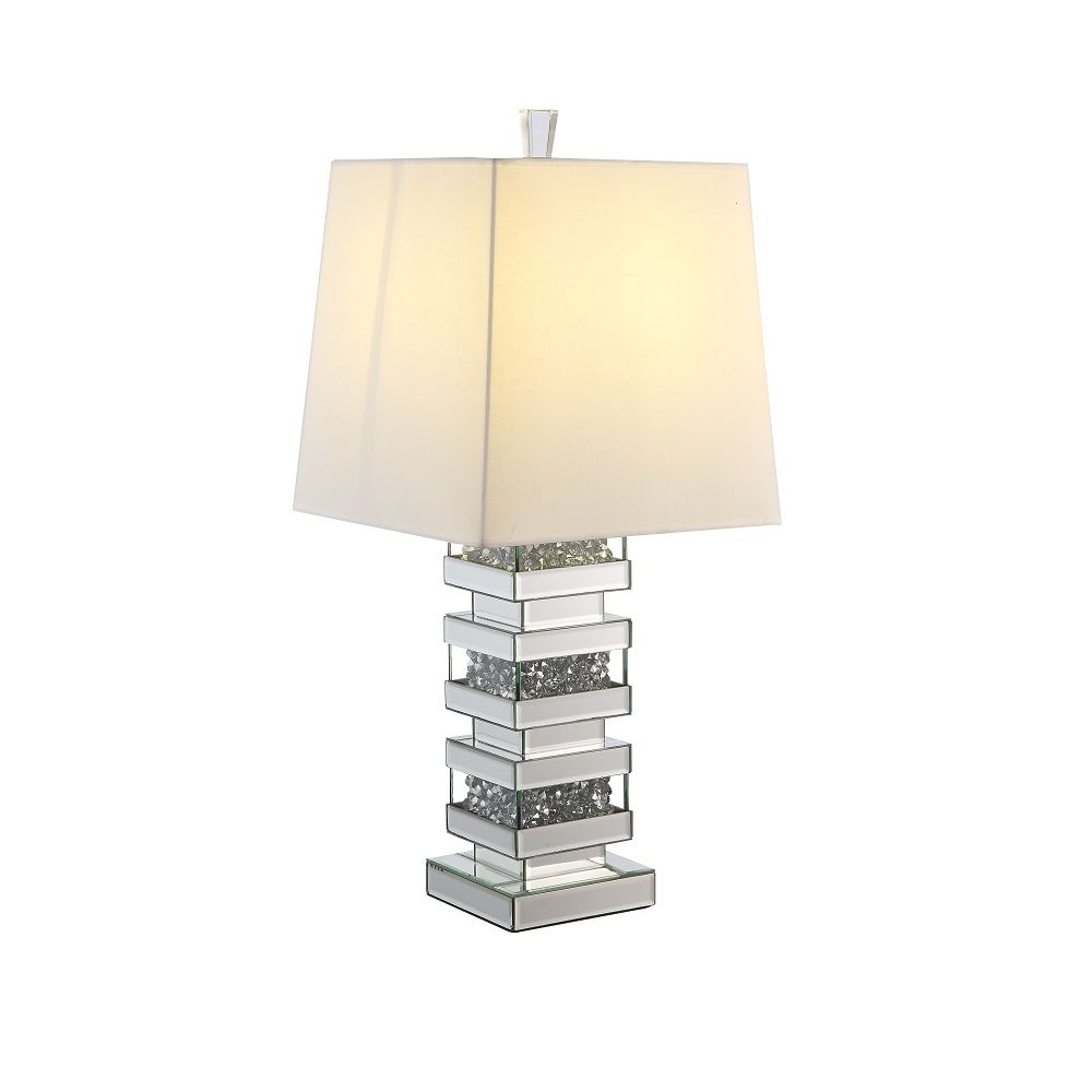Noralie - Table Lamp - Pearl Silver - Glass - Tony's Home Furnishings