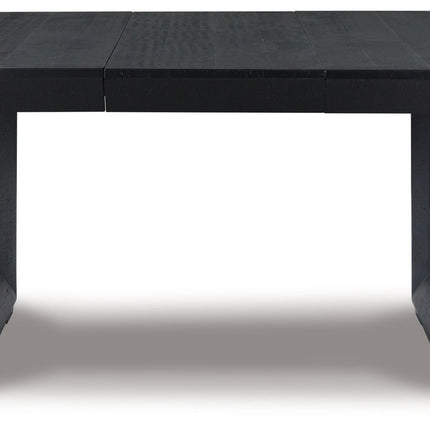 Londer - Black - Rectangular Dining Room Ext Table Millennium® by Ashley 