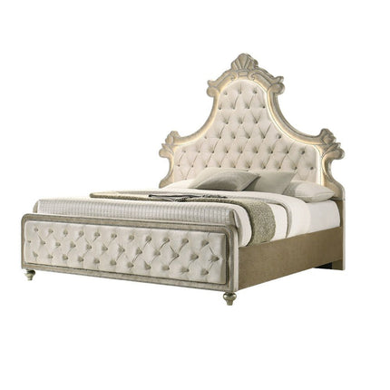 Lucienne - Bed With LED - Tony's Home Furnishings