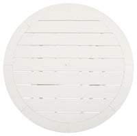 Thumbnail for Crescent Luxe - White - Round Dining Table W/Umb Opt - Tony's Home Furnishings