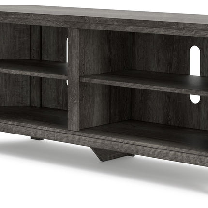 Arlenbry - Gray - Medium Corner TV Stand Signature Design by Ashley® 