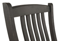 Thumbnail for Tyler - Black / Grayish Brown - Dining Uph Side Chair (Set of 2) - Slatback - Tony's Home Furnishings