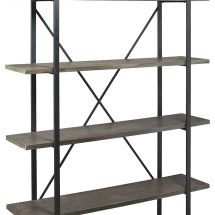 Gilesgrove - Black / Gray - Bookcase Ashley Furniture 