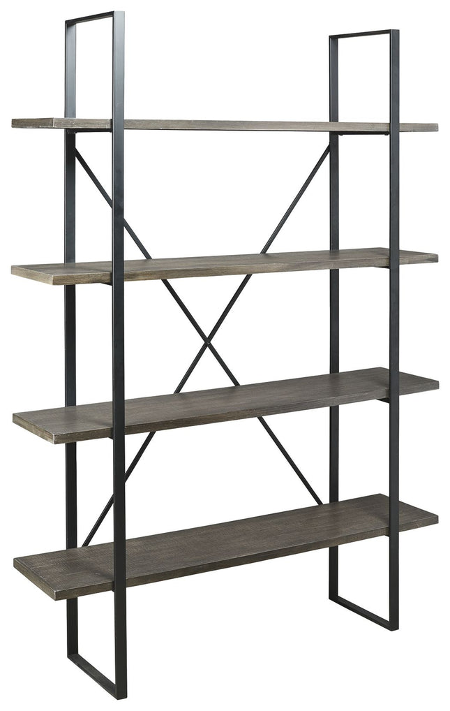 Gilesgrove - Black / Gray - Bookcase Ashley Furniture 