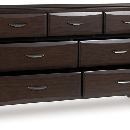 Vanmore - Dark Brown - Dresser Benchcraft® 