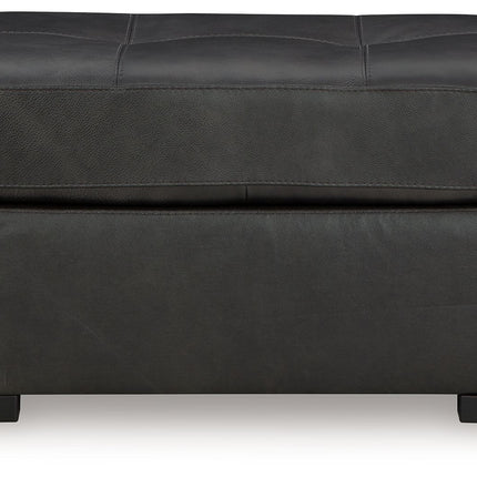 Brindley Pier - Fog - Oversized Accent Ottoman Signature Design by Ashley® 