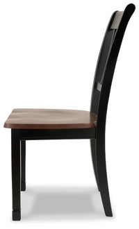 Thumbnail for Owingsville - Black / Brown - Dining Room Side Chair (Set of 2) - Tony's Home Furnishings