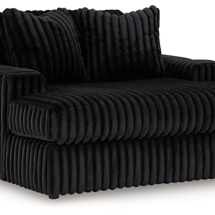 Midnight-madness - Onyx - Oversized Chaise Signature Design by Ashley® 