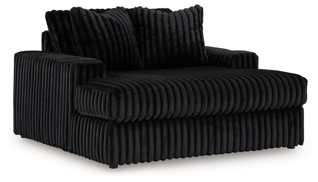 Midnight-madness - Onyx - Oversized Chaise Signature Design by Ashley® 