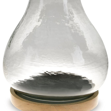 Adalisen - Clear / Brown - Candle Holder - Tony's Home Furnishings