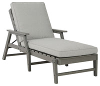 Thumbnail for Visola - Gray - Chaise Lounge With Cushion Signature Design by Ashley® 
