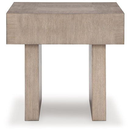 Jorlaina - Light Grayish Brown - Square End Table Signature Design by Ashley® 