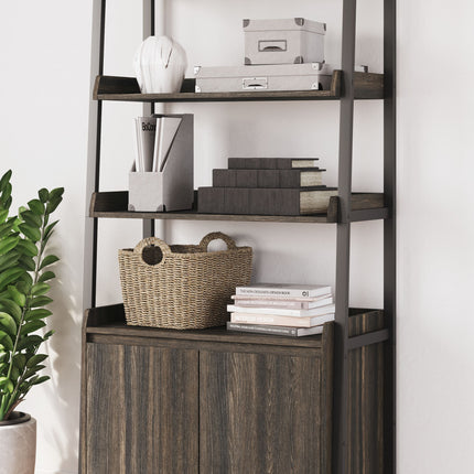 Zendex - Dark Brown - Bookcase Signature Design by Ashley® 