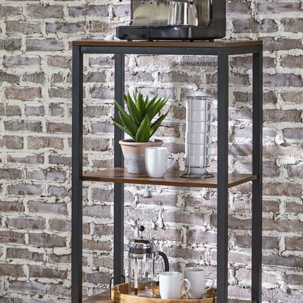 Bevinfield - Brown / Black - Bar Cart Signature Design by Ashley® 