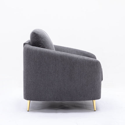 Yuina - Chair - Gray Linen ACME 