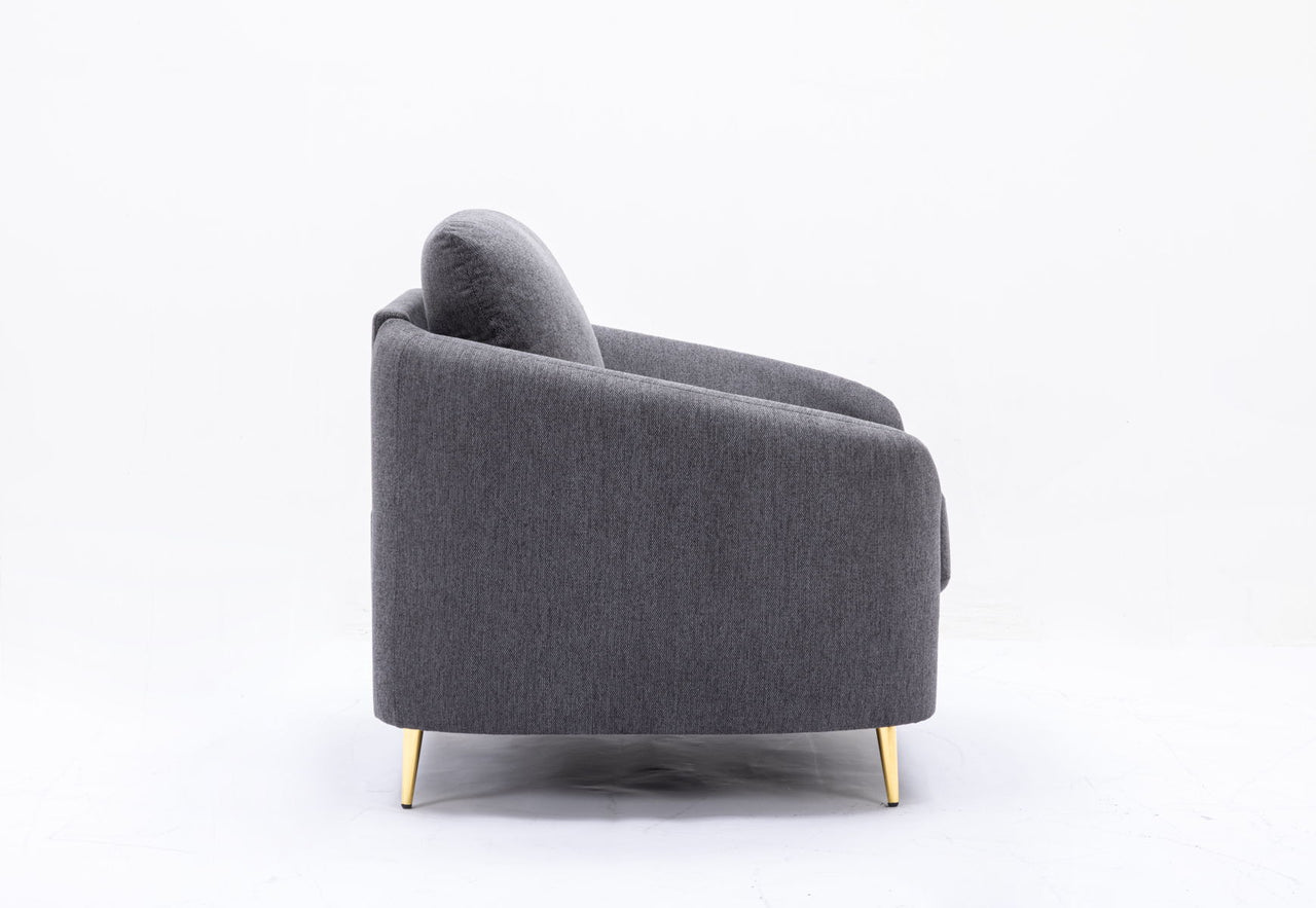 Yuina - Chair - Gray Linen ACME 