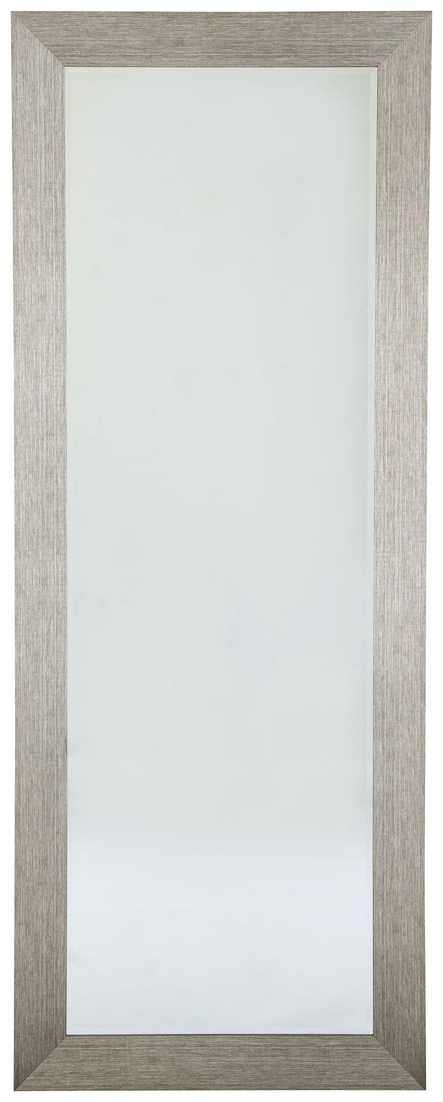 Duka - Silver Finish - Floor Mirror Ashley Furniture 