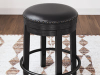 Valebeck - Upholstered Swivel Stool Signature Design by Ashley® 