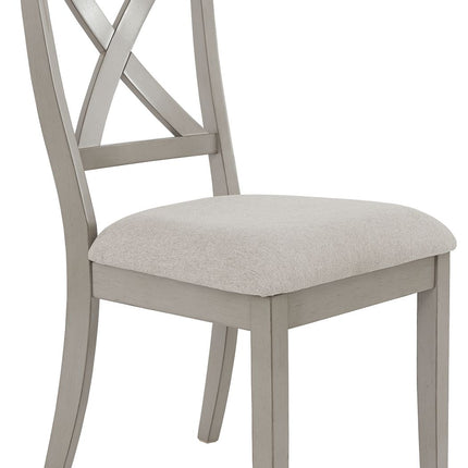 Parellen - Gray - Dining Uph Side Chair (Set of 2) Signature Design by Ashley® 