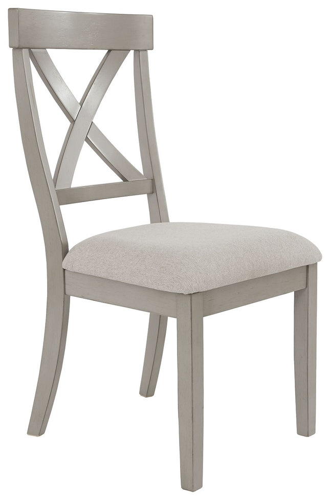 Parellen - Gray - Dining Uph Side Chair (Set of 2) Signature Design by Ashley® 