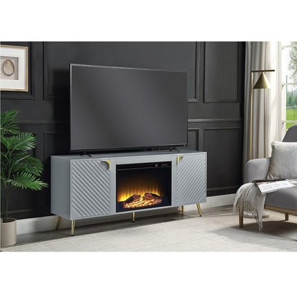 Gaines - TV Stand With Fireplace ACME 