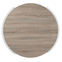 Zoma - Coffee Table - Oak & White High ACME 