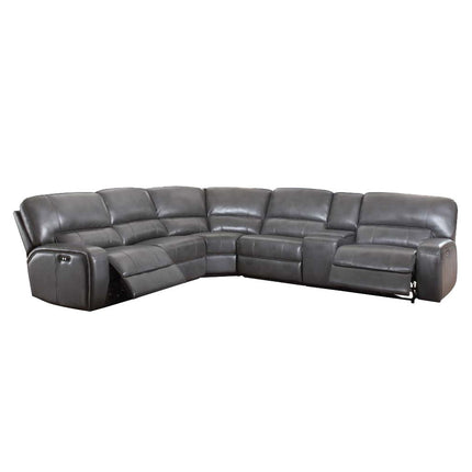 Saul - Power Motion Sectional Sofa - Gray - Tony's Home Furnishings