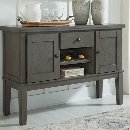 Hallanden - Gray - Dining Room Server Ashley Furniture 