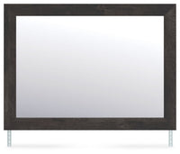 Hollivern - Dark Gray - Bedroom Mirror - Tony's Home Furnishings