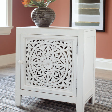 Fossil - White - Accent Cabinet Ashley Furniture 