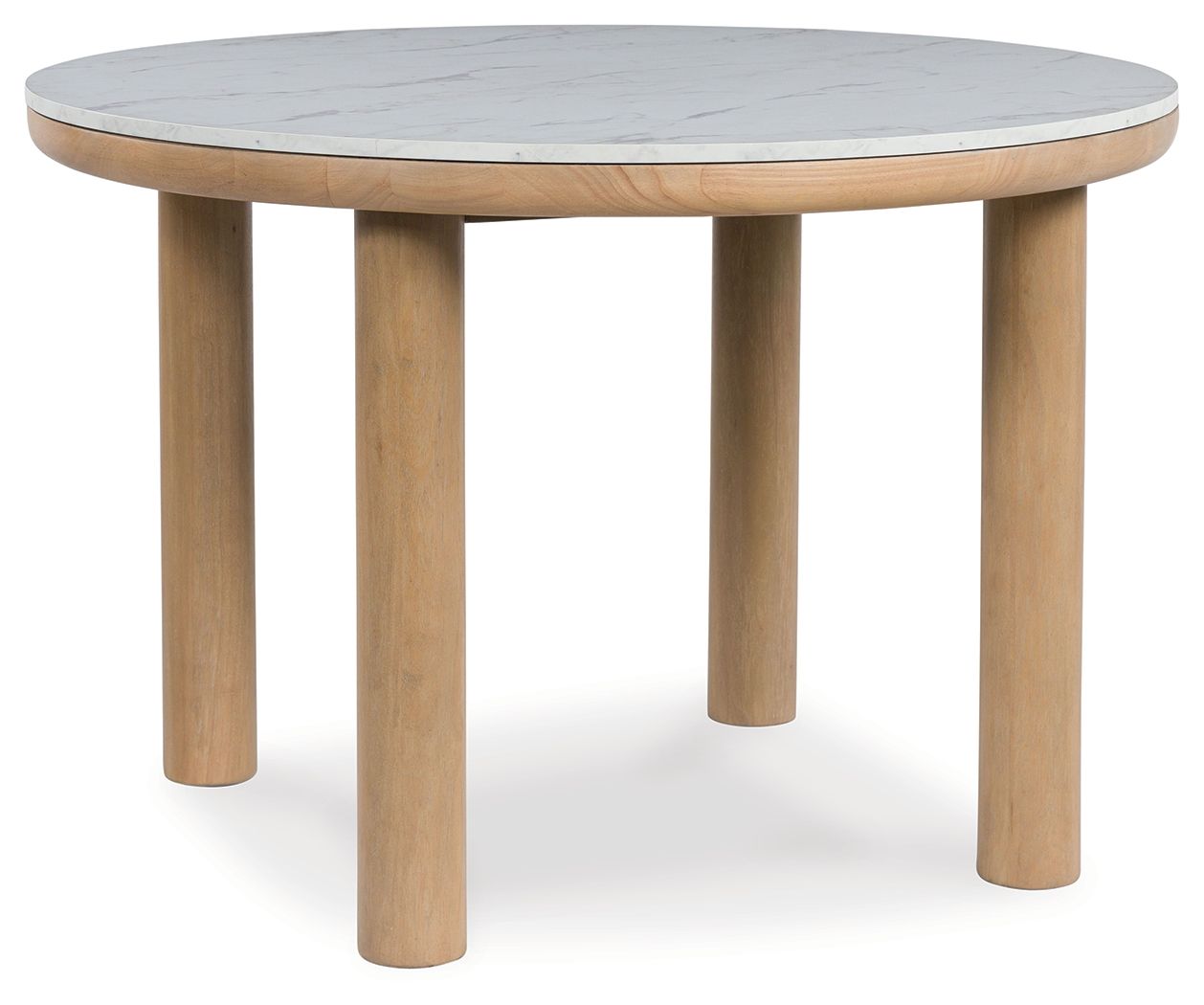 Sawdyn - Light Brown - Round Dining Room Table - Tony's Home Furnishings