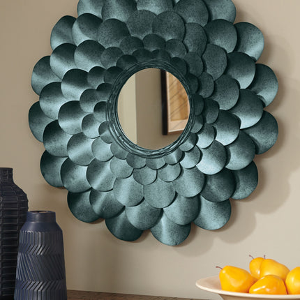 Deunoro - Blue - Accent Mirror Ashley Furniture 